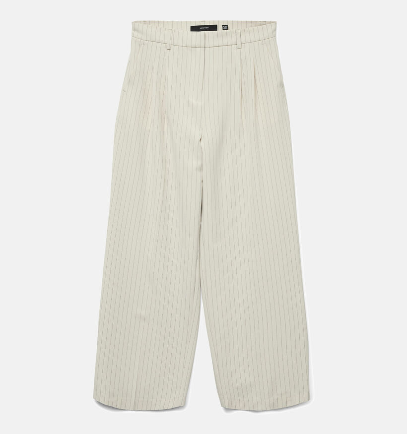 Vero Moda Troian Pantalon large en Beige L32 pour femmes (353151)