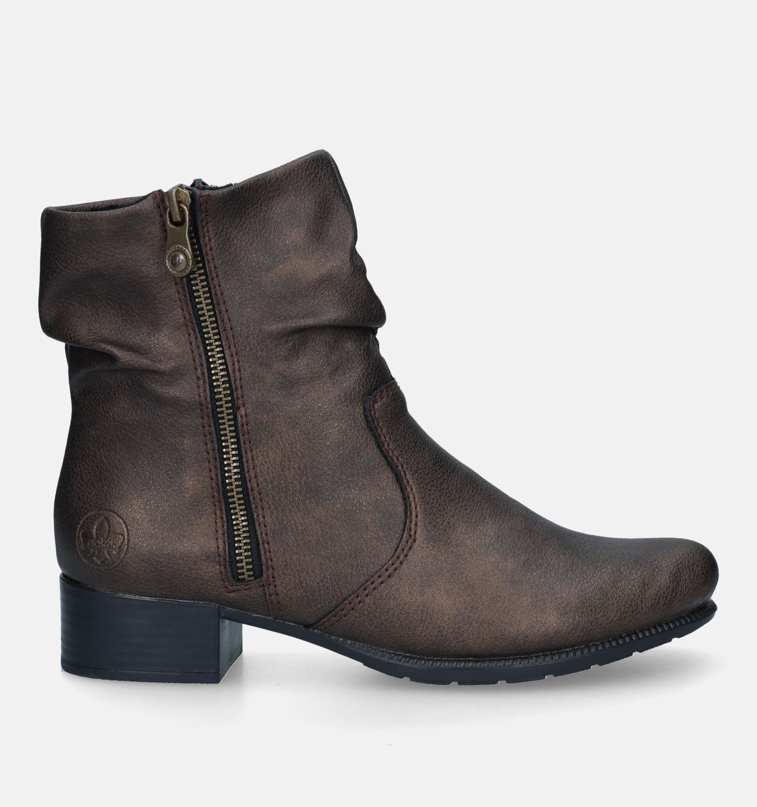 Rieker bruine enkellaarsjes hot sale