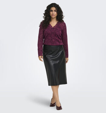 ONLY Carmakoma Blouses Bordeaux