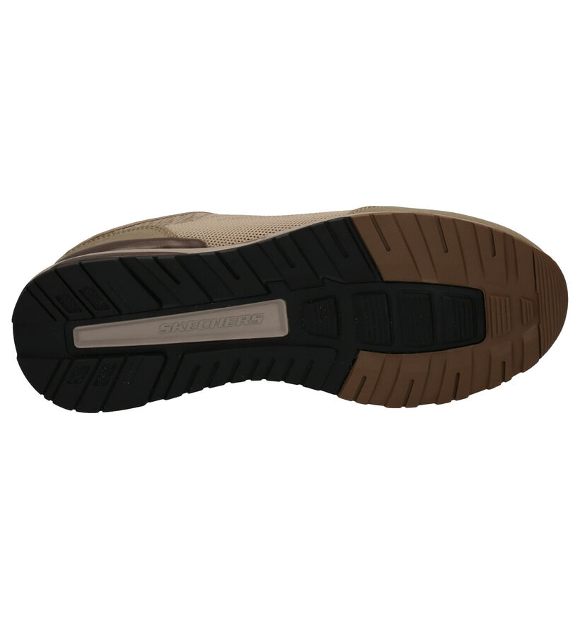 Skechers Norgen Vore Taupe Instappers in kunstleer (272804)