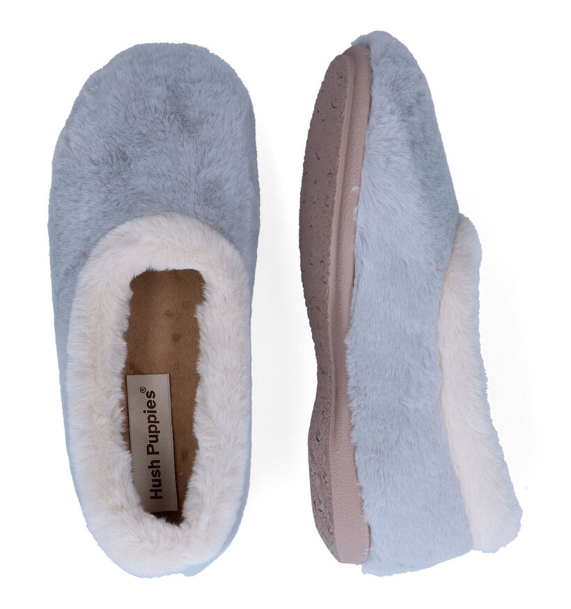 Hush Puppies Garibou Pantoufles en Gris en textile (313721)