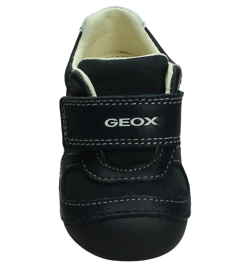 Geox Chaussures hautes en Bleu foncé en cuir (190631)