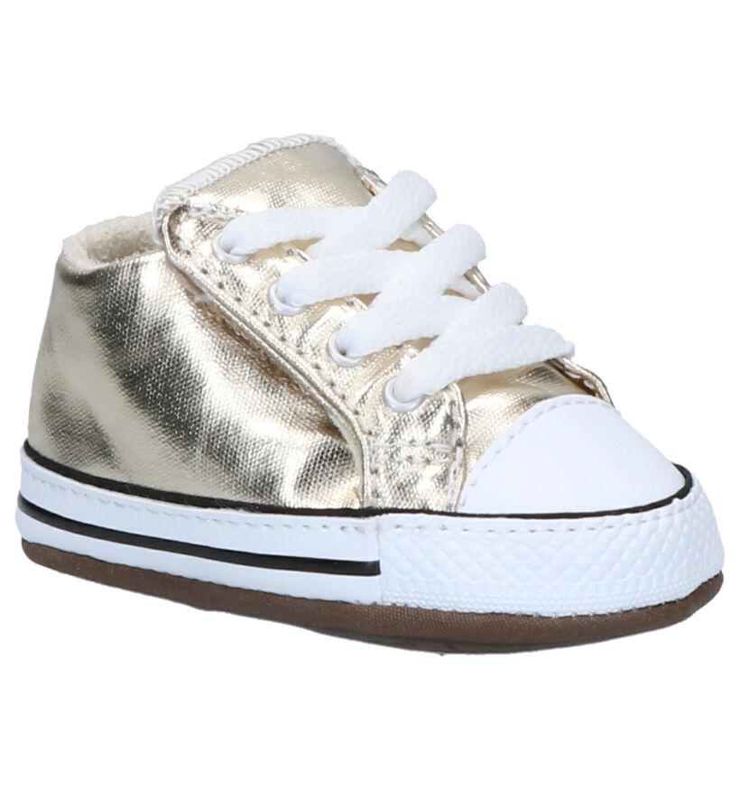 Converse Chuck Taylor AS Gouden Babysneakers in stof (263509)