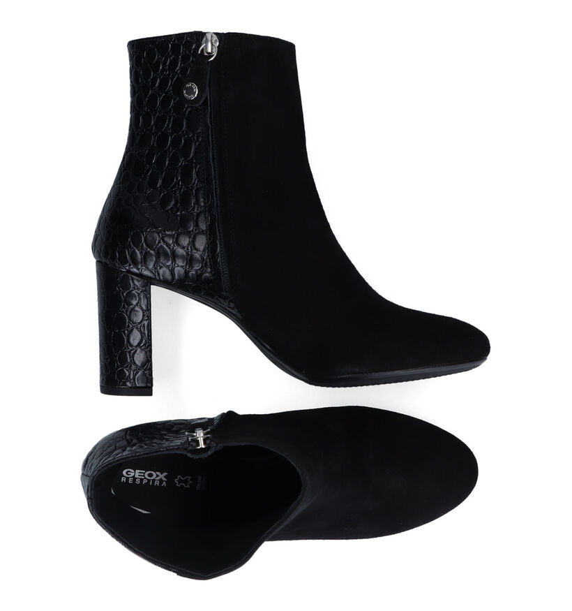 Geox Pheby Bottillons en Noir pour femmes (316162)