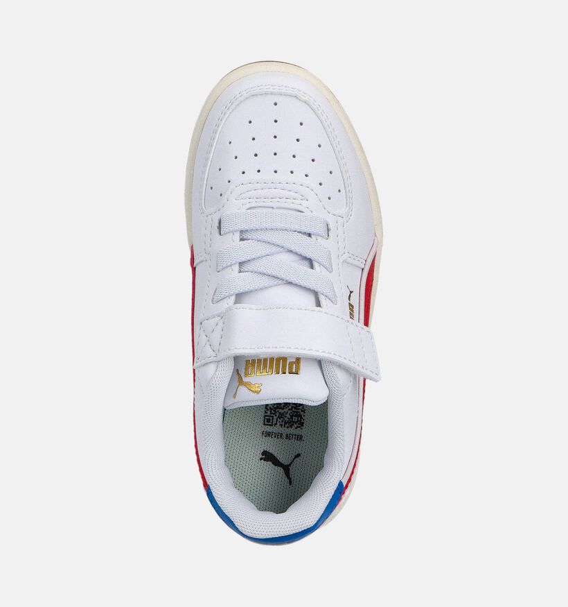 Puma Caven 2.0 Retro Witte Sneakers voor jongens, meisjes (359194) - geschikt voor steunzolen