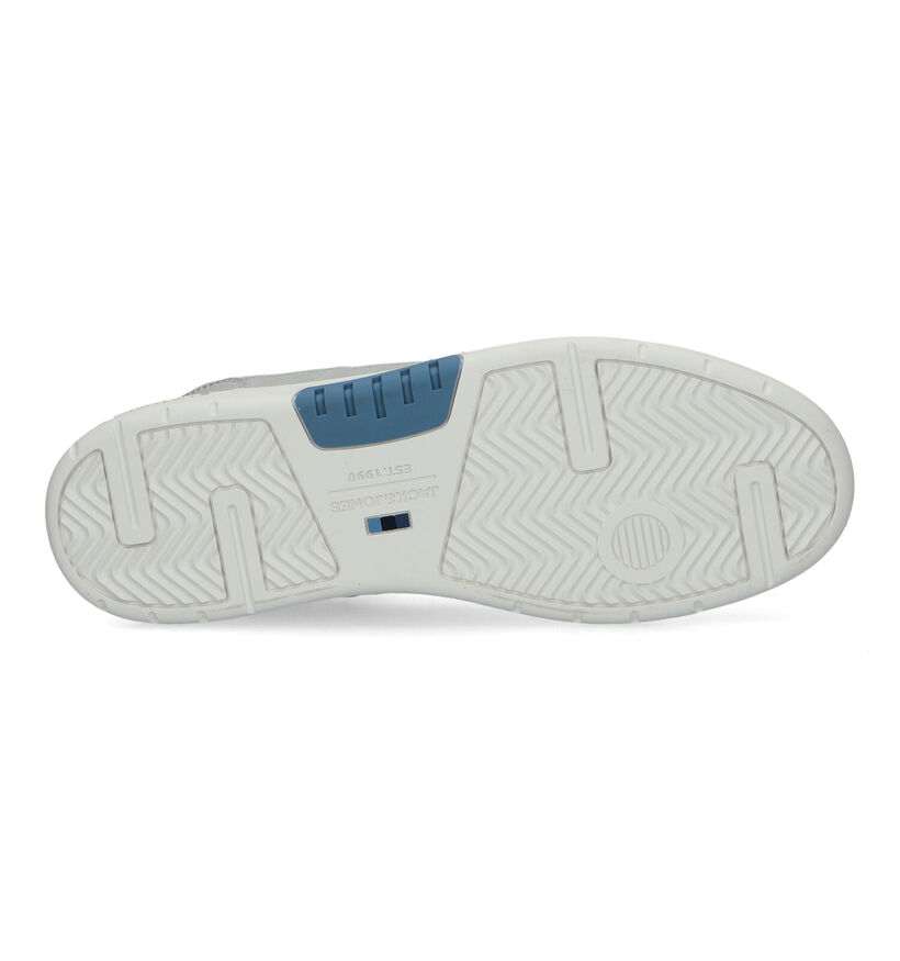 Jack & Jones Heath Pu Baskets en Blanc pour hommes (321028) - pour semelles orthopédiques