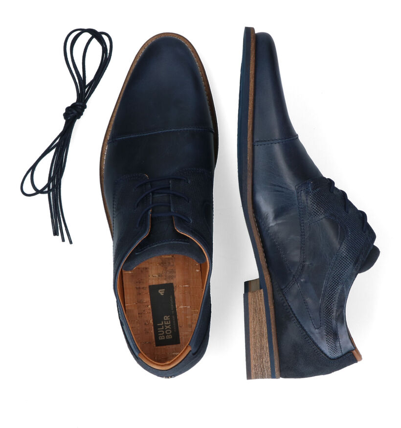 Bullboxer Chaussures classiques en Bleu foncé pour hommes (319438) - pour semelles orthopédiques