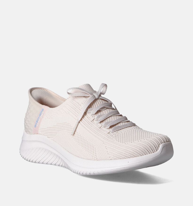 Skechers Ulta Flex 3.0 Brilliant Path Ecru Sneakers voor dames (353641)