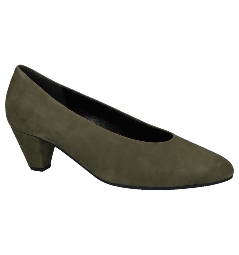 Gabor Soft & Smart Zwarte Klassieke Pumps in daim (231120)