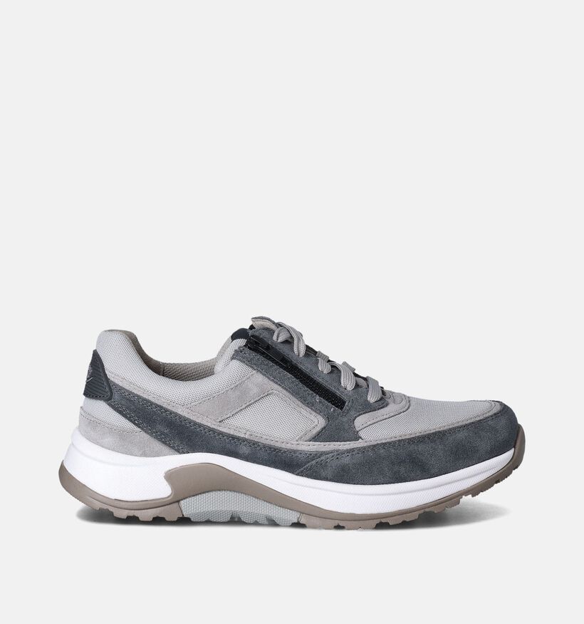 Pius Gabor Grijze Veterschoenen voor heren (354901) - geschikt voor steunzolen
