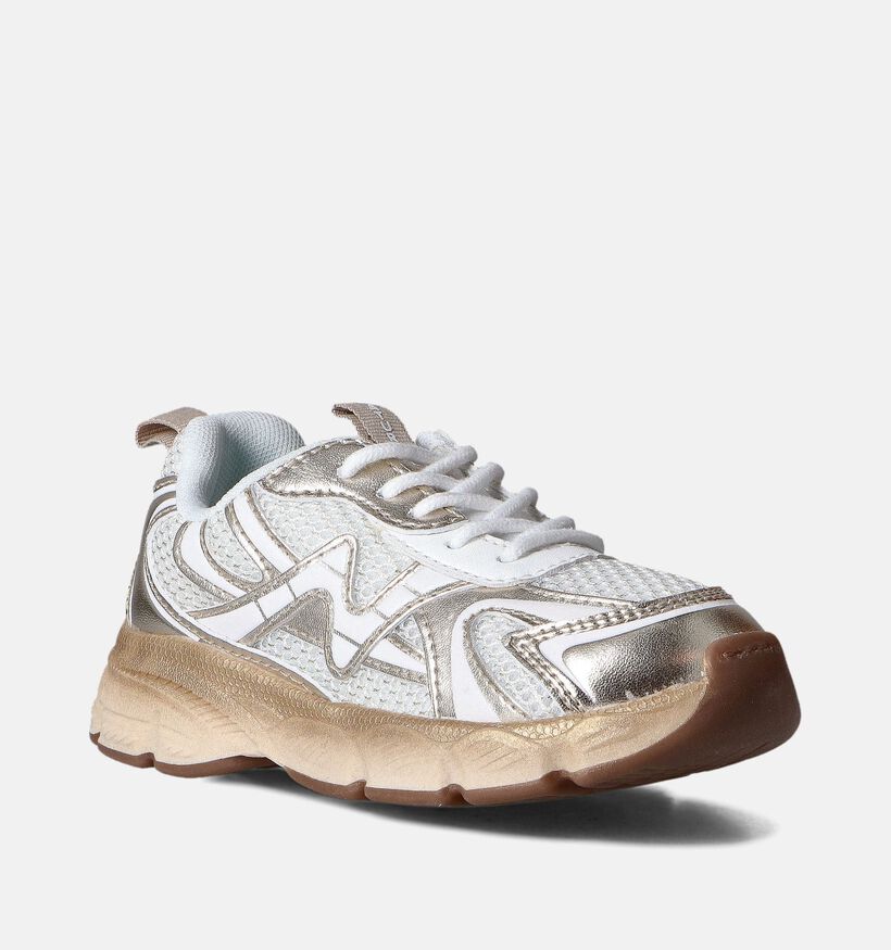 Naturino Wave Gouden Sneakers voor meisjes (359965) - geschikt voor steunzolen