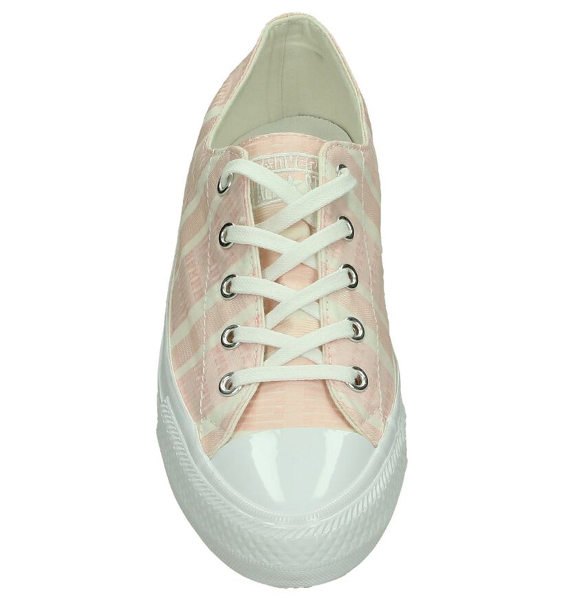Roze Sneakers Converse Chuck Taylor All Star Gemma in stof (191381)