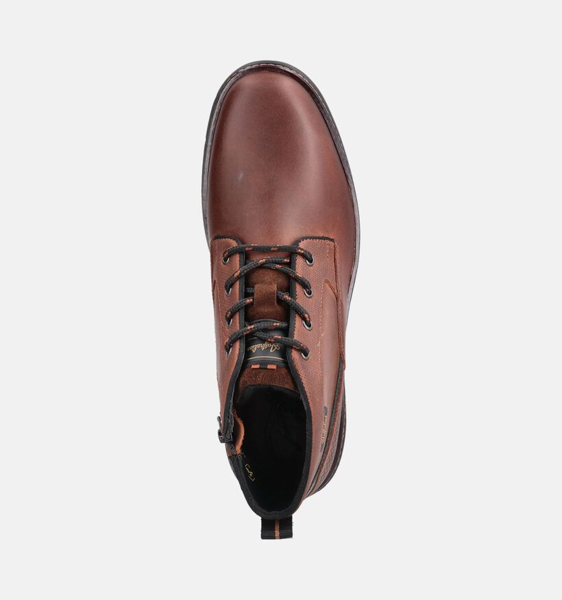 Australian Daryl Bruine Boots met Veter voor heren (378408) - geschikt voor steunzolen