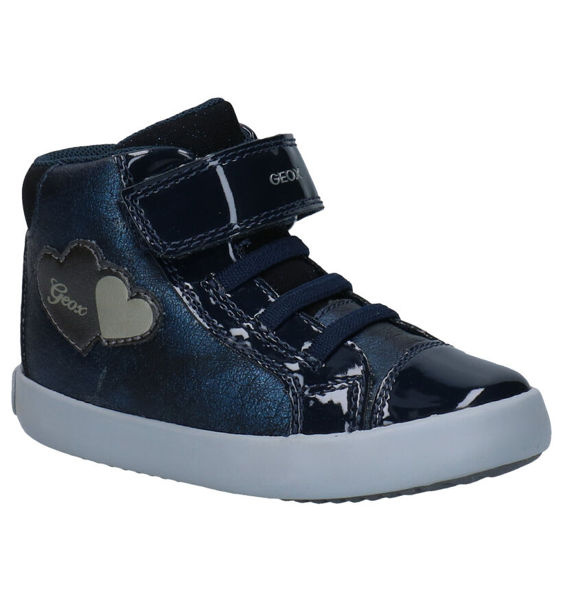 Geox Chaussures hautes en Bleu foncé en simili cuir (277239)