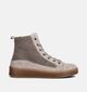 Gabor Donkerbeige Hoge Sneakers voor dames (363154) - geschikt voor steunzolen