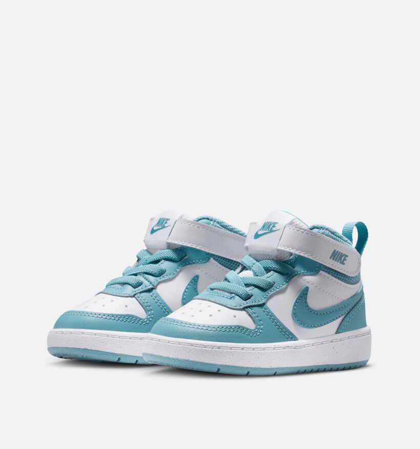 Nike Court Borough Witte Sneakers voor jongens, meisjes (359818) - geschikt voor steunzolen