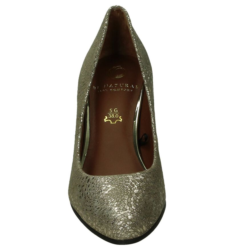 Be Natural Taupe Pumps, , pdp