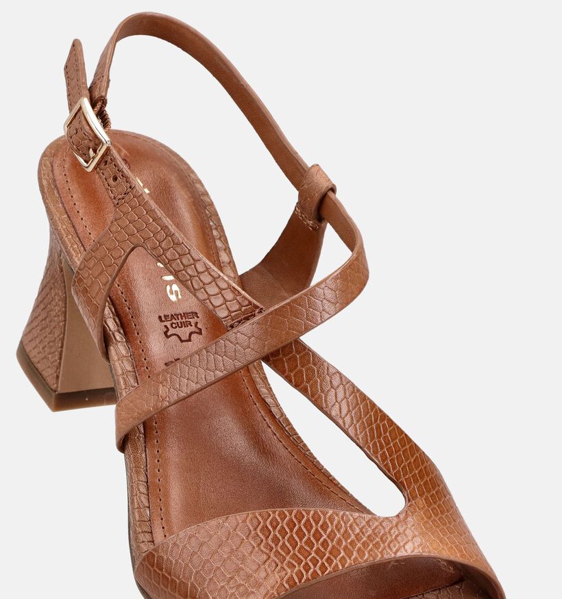 Tamaris Sandales &agrave; talons en Cognac pour femmes (371772)