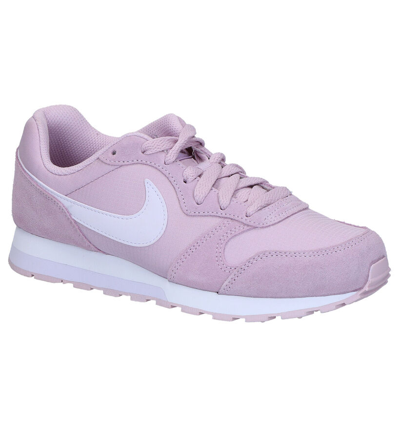 Nike MD Runner 2 Baskets en Mauve en textile (266039)