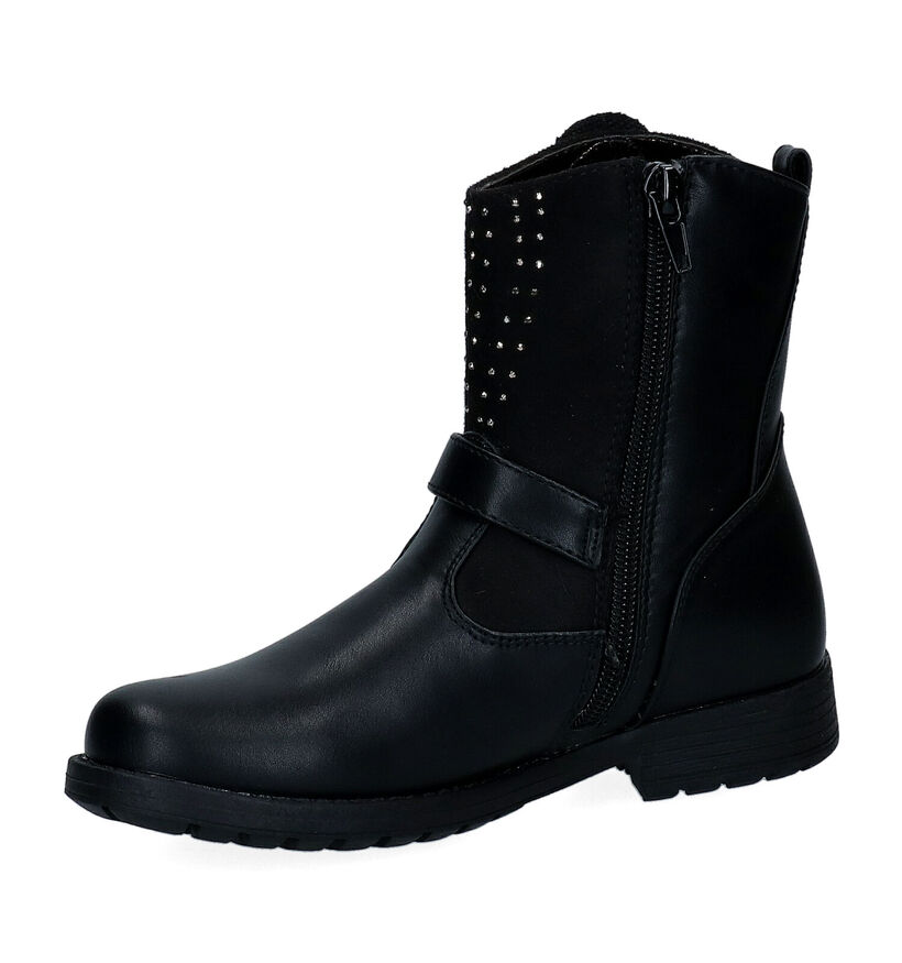 Asso Bottes courtes en Noir en simili cuir (296474)