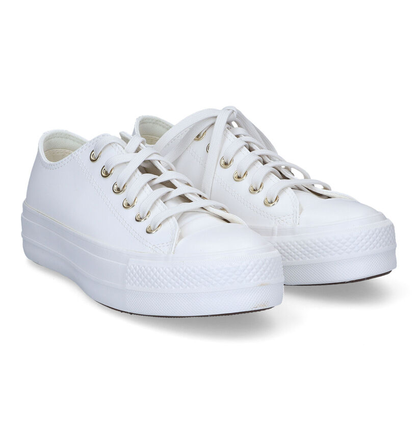 Converse Chuck Taylor AS Lift Witte Sneakers voor dames (309929)