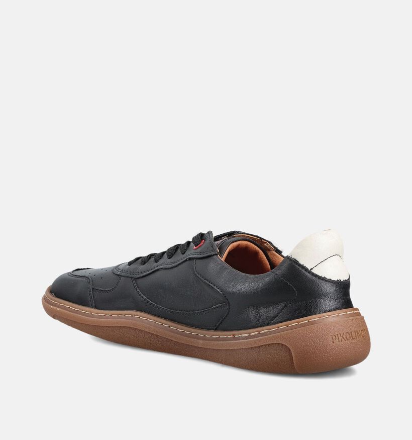 Pikolinos Aranjuez Zwarte Veterschoenen voor heren (373350) - geschikt voor steunzolen