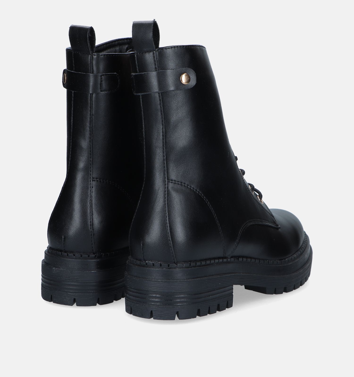 Posh by Poelman Zwarte Biker Boots Dames Boots Online op TORFS.BE