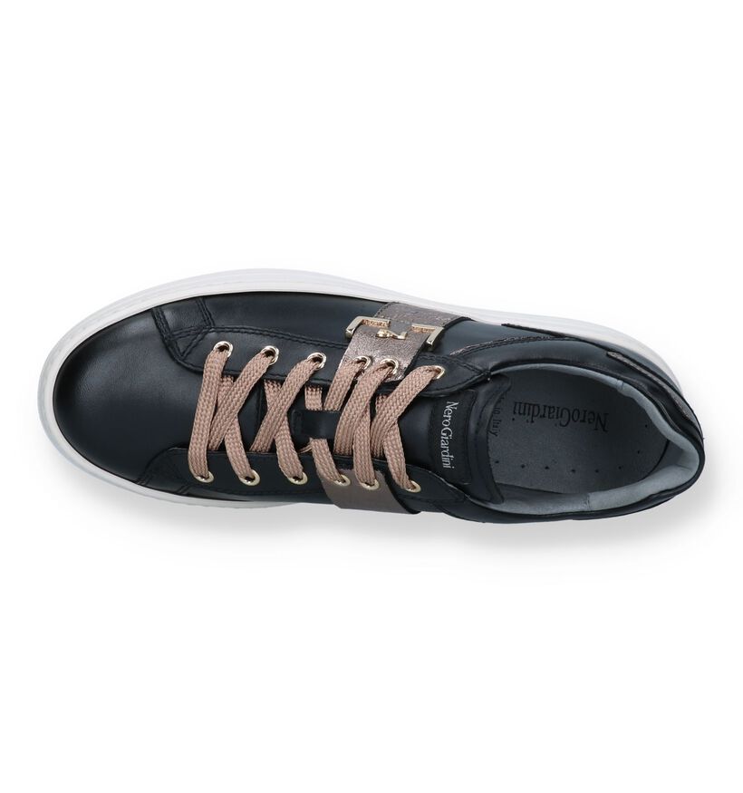 NeroGiardini Zwarte Platform Sneakers voor dames (329884) - geschikt voor steunzolen