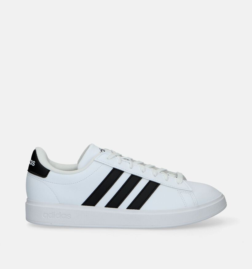 adidas Grand Court 2.0 Baskets en Blanc pour garçons, hommes (341485) - pour semelles orthopédiques