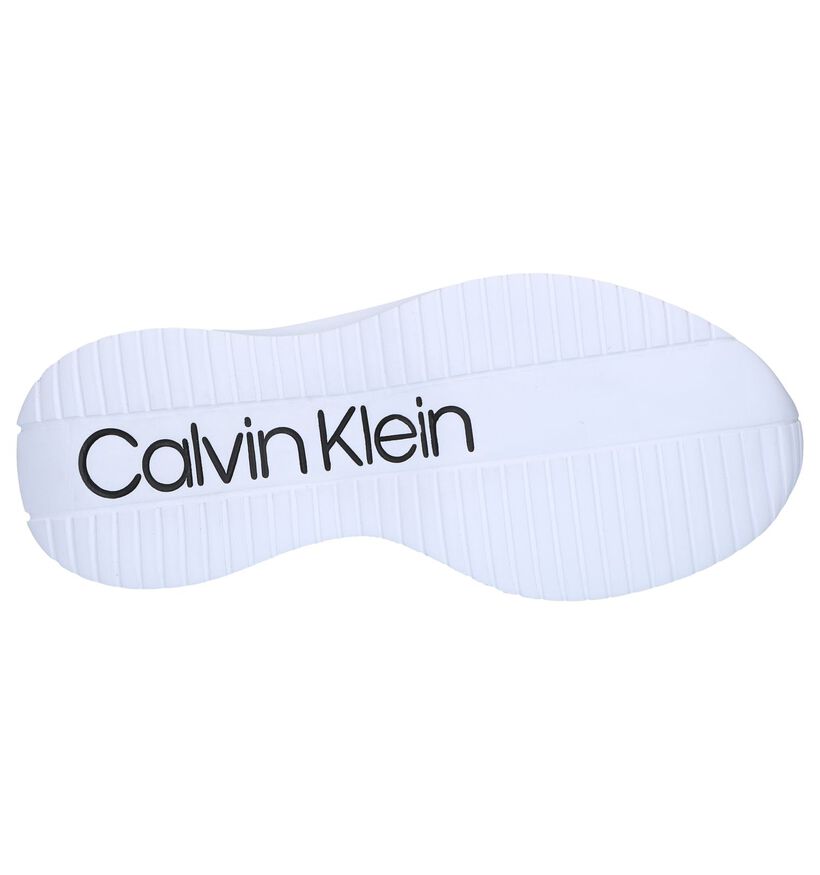 Zwarte Sneakers Calvin Klein Uzzle in leer (248900)