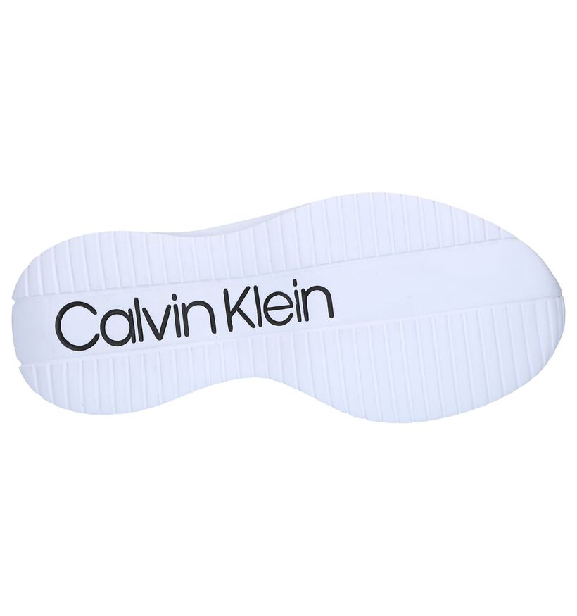 Zwarte Sneakers Calvin Klein Uzzle in leer (248900)