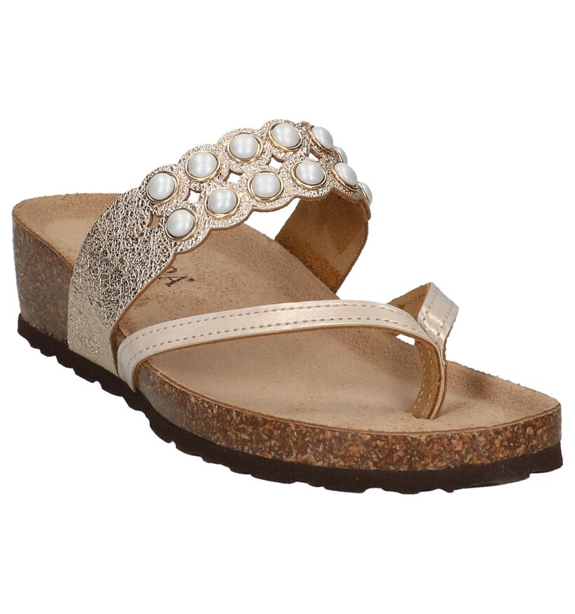 Gouden Elegante Slippers Scapa Tina, , pdp