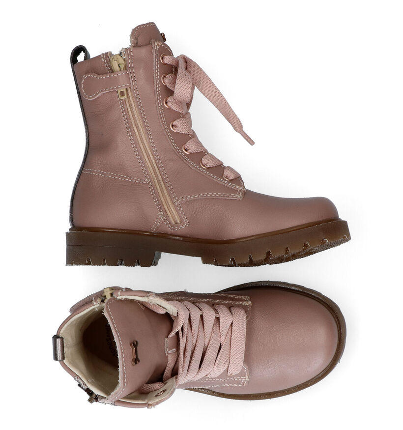 STONES and BONES Nasir Beige Bottines in leer (313928)