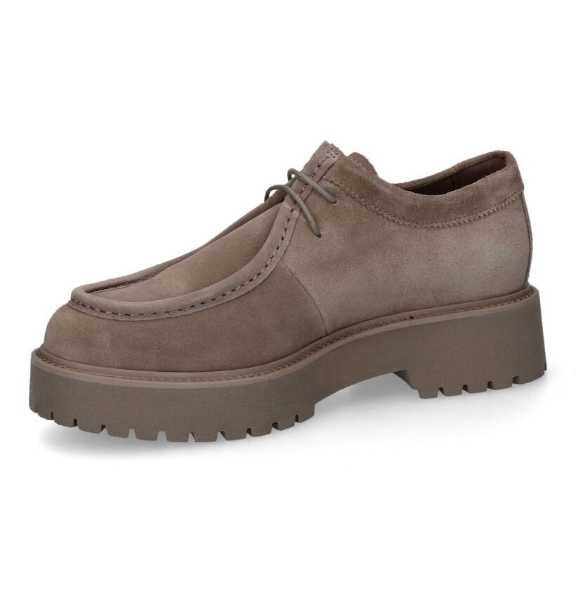 NeroGiardini Taupe Veterschoenen voor dames (314392)