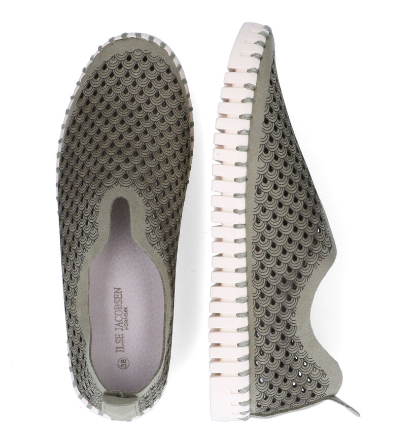 Ilse Jacobsen Tulip Chaussures slip-on en Vert pour femmes (304682) - pour semelles orthopédiques