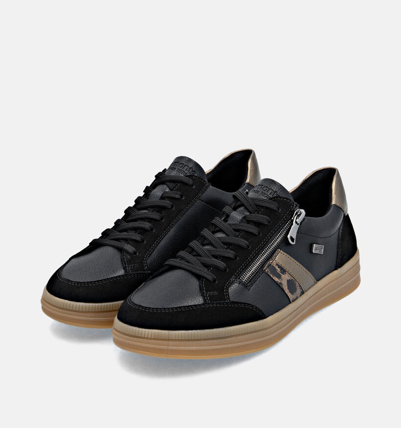 Remonte Chaussures à lacets en Noir/Marron pour femmes (360400) - pour semelles orthopédiques