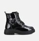 Milo & Mila Zwarte Boots met Veters en Rits voor meisjes (378967)