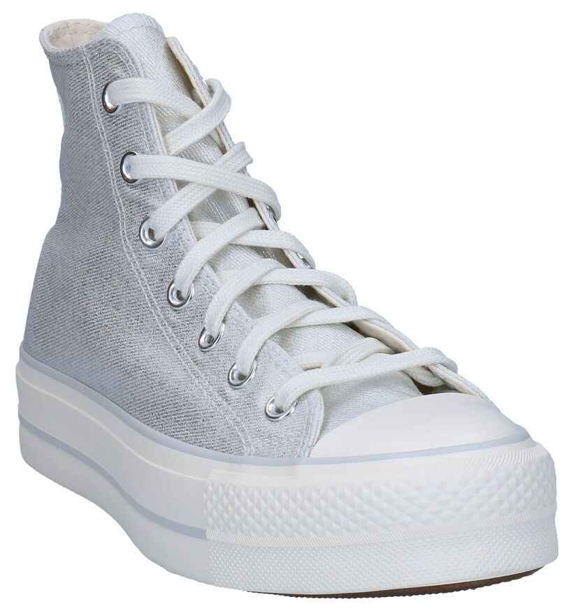 Converse CT All Star Lift Beige Sneakers in stof (300154)