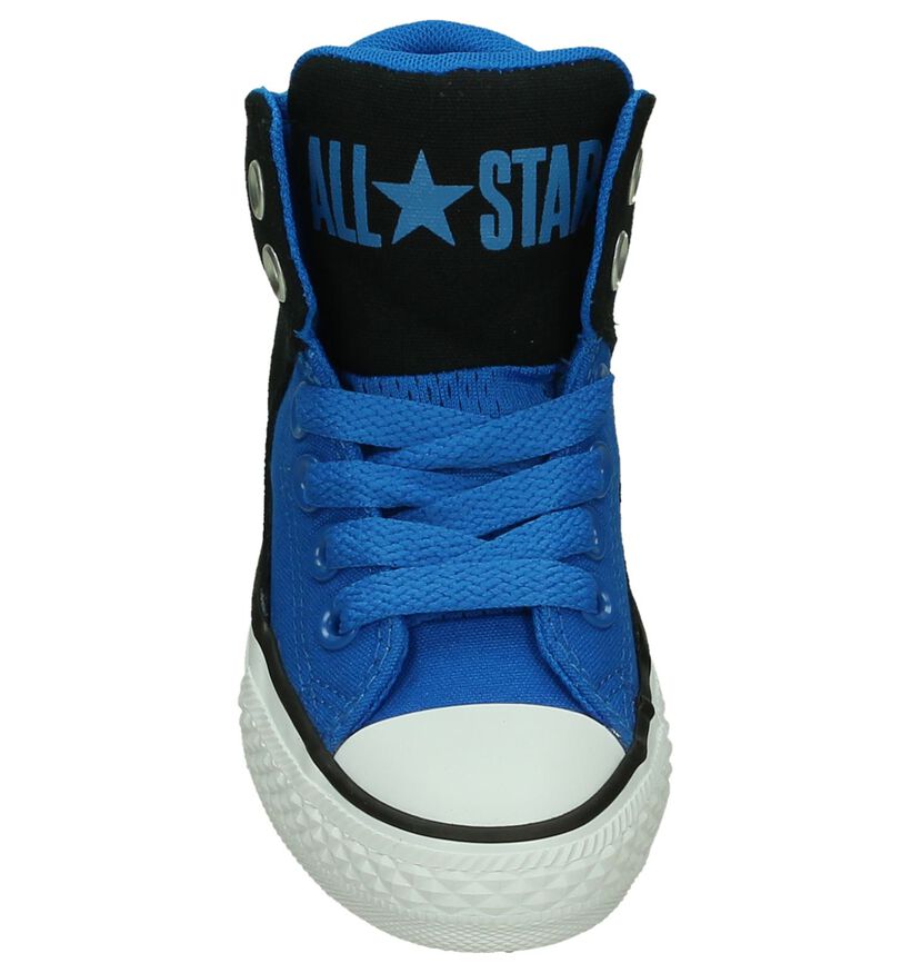 Converse Chuck Taylor All Star High Street Baskets en Bleu en textile (191263)