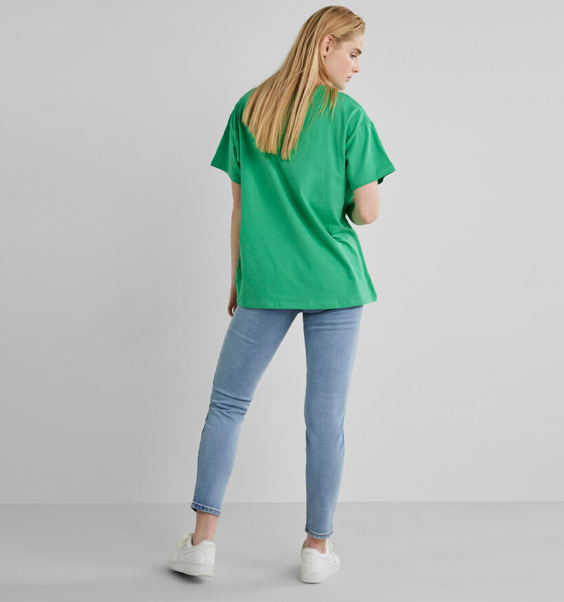 Pieces Mariski Oranje T-shirt voor dames (317817)