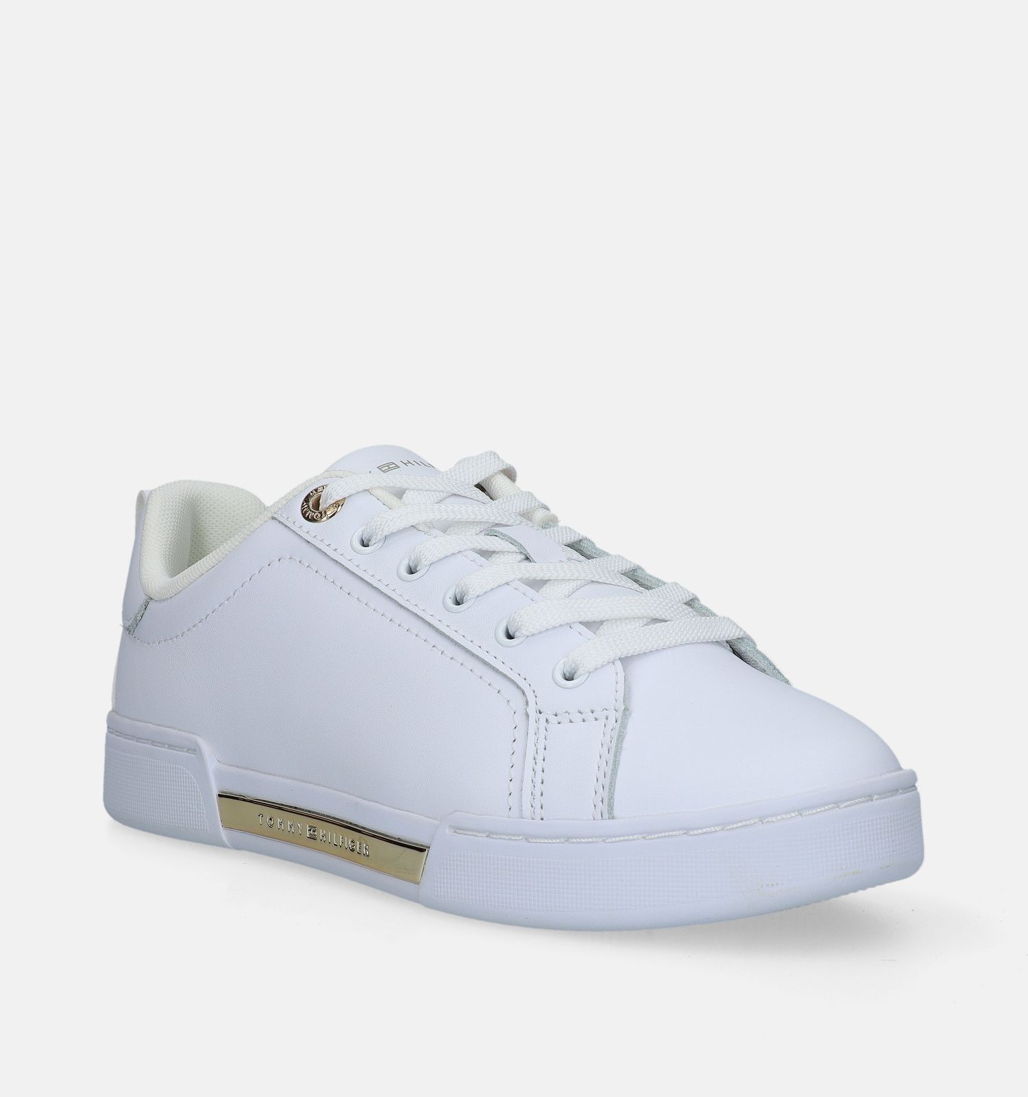 Tommy Hilfiger Chique Court Witte Sneakers Dames Sneakers Online op TORFS.BE