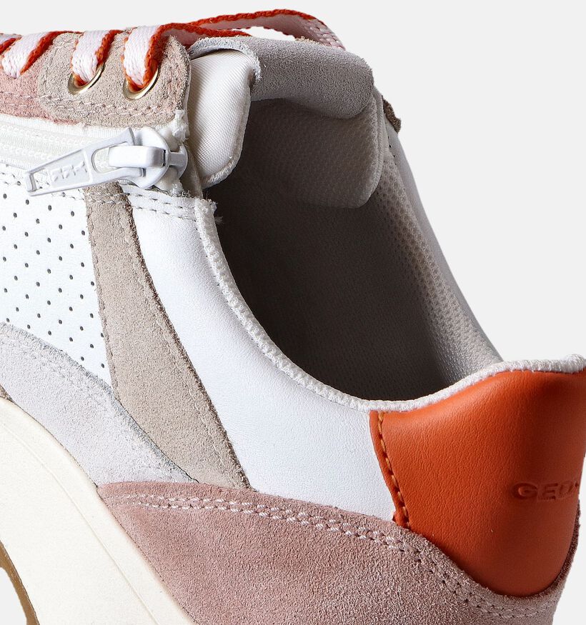 Geox Amabel A Beige Sneakers voor dames (351685) - geschikt voor steunzolen
