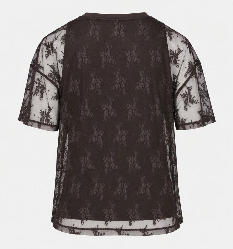 Vero Moda Nikita Blouse en Marron fonc&eacute; pour femmes (381943)