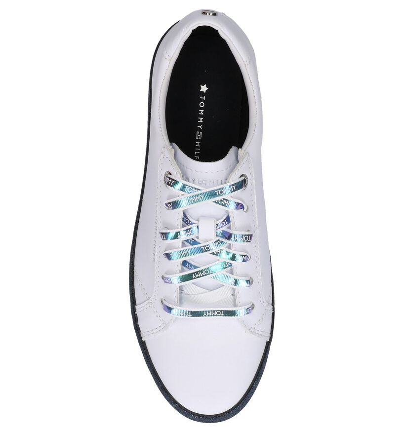 Witte Sneakers Tommy Hilfiger Glitter in kunstleer (241750)