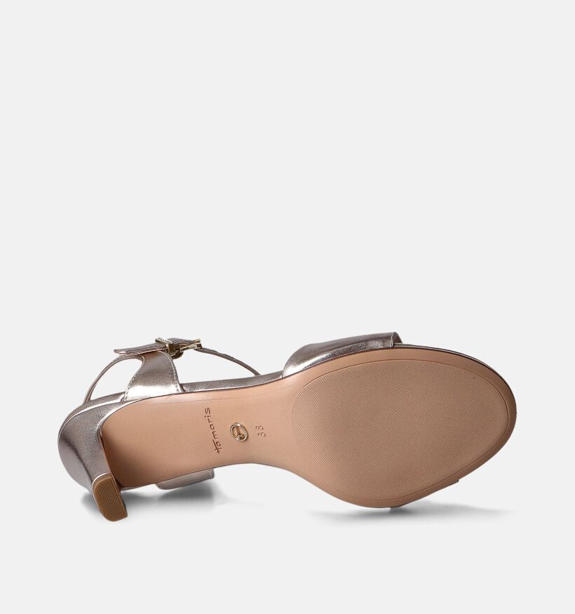 Tamaris Gouden Sandalen met hak voor dames (354436)