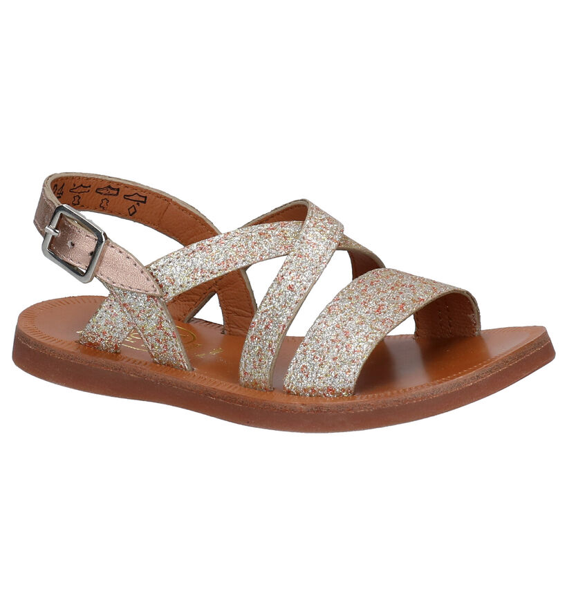 Pom d'Api Plagette Lagon Gouden Sandalen in leer (288634)