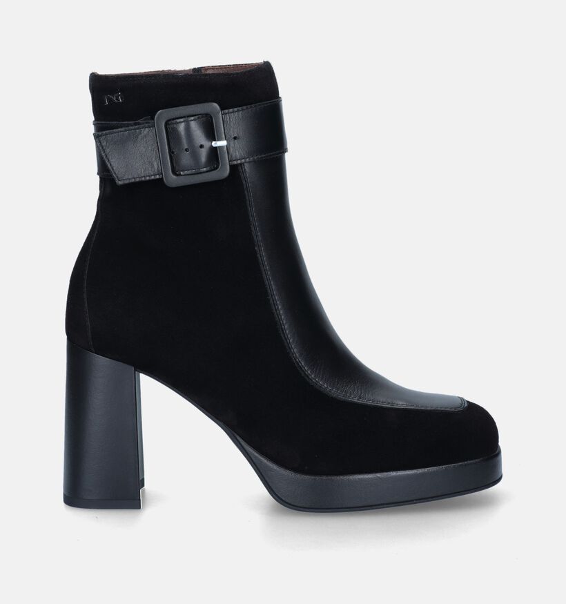 NeroGiardini Zwarte Enkellaarzen voor dames (347519)
