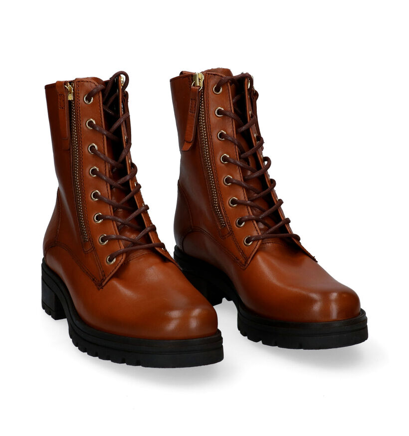 Gabor OptiFit Bottines en Noir en cuir (297215)
