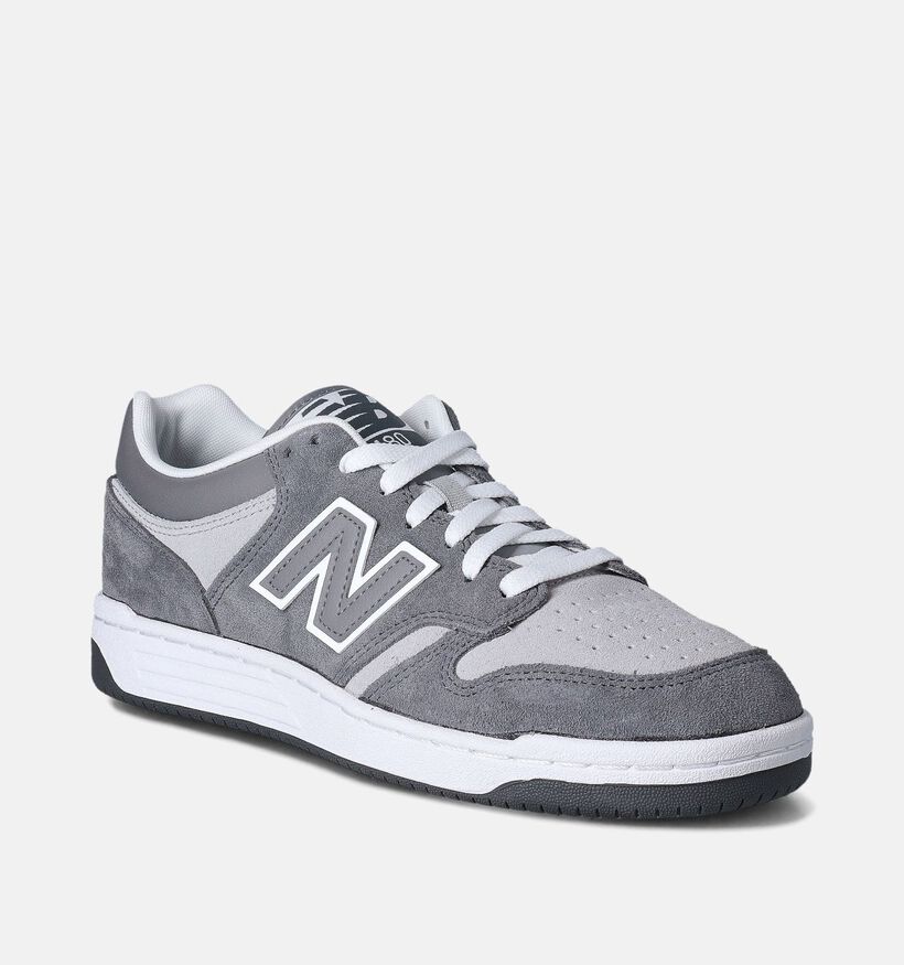New Balance BB 480 Grijze Sneakers voor jongens, heren (350077)
