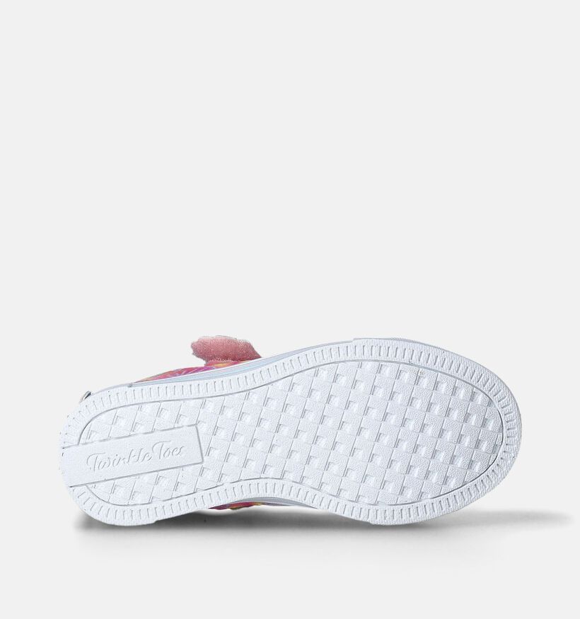 Skechers Twinkle Sparks Underwater Magic Roze Sneakers met Lichtjes voor meisjes (352303)